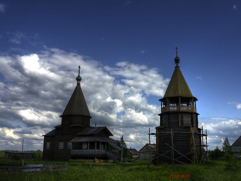 Церковь Покрова Пресвятой Богородицы, Ильино (Каргопольский район, Архангельская область). фасады