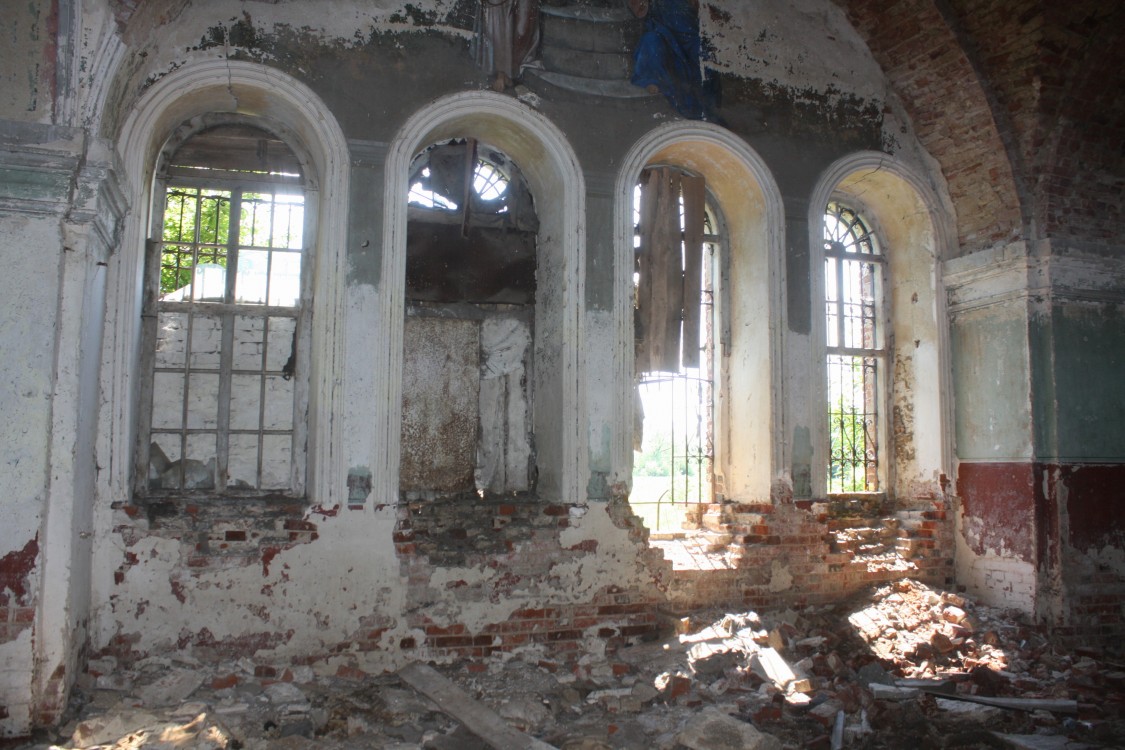 Церковь Покрова Пресвятой Богородицы, Глинки (Михайловский район, Рязанская область). интерьер и убранство