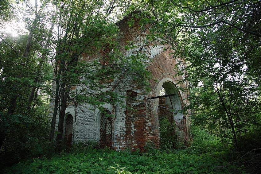 Троицкое, урочище. Церковь Троицы Живоначальной. фасады