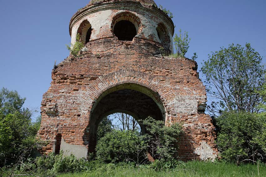 Церковь Смоленской иконы Божией Матери, Ивановское (Мышкинский район, Ярославская область). архитектурные детали