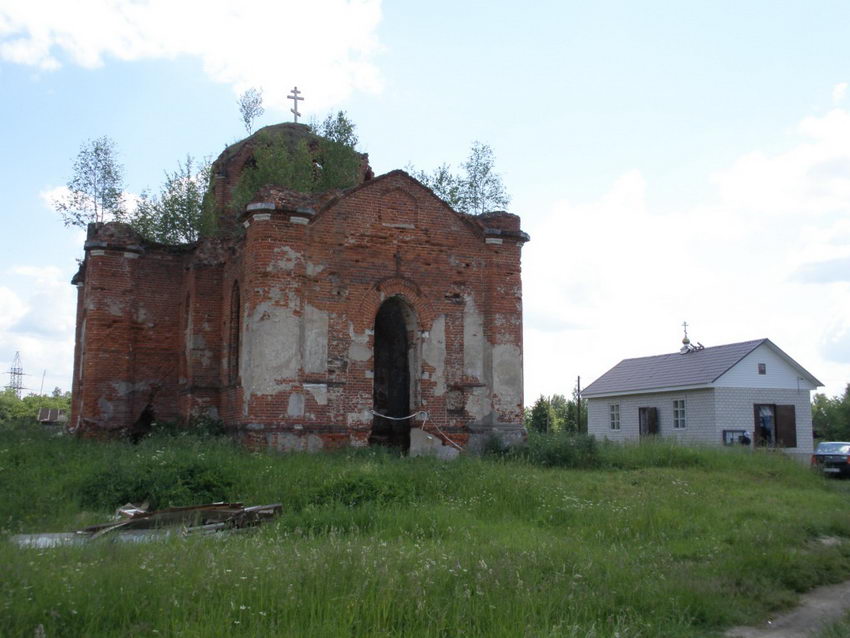Сретенский скит, Тихонова пустынь (Калуга, город, Калужская область). фасады, Вид с запада