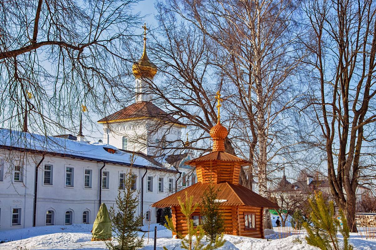 фасады. Введенский Толгский женский монастырь. Часовня Трифона Ростовского, Толга (Ярославль, город, Ярославская область)