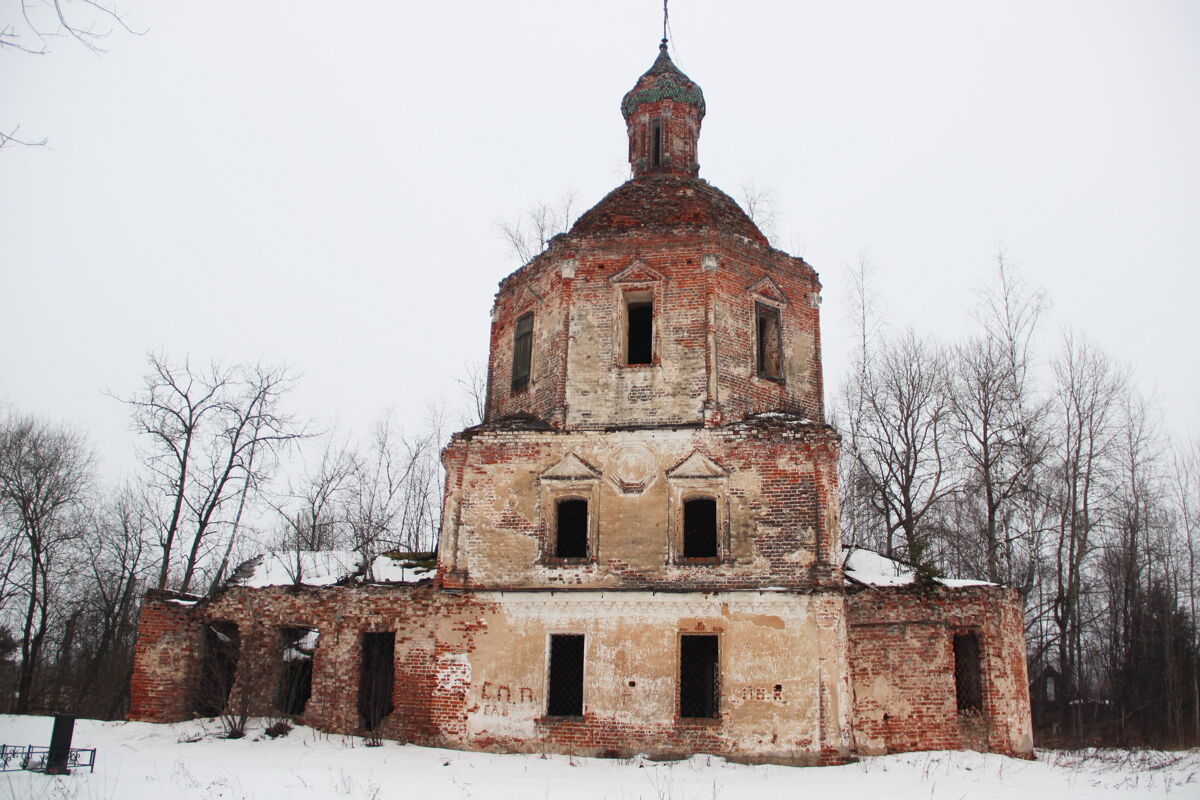 Церковь Казанской иконы Божией Матери, Михальцево (Большесельский район, Ярославская область). фасады