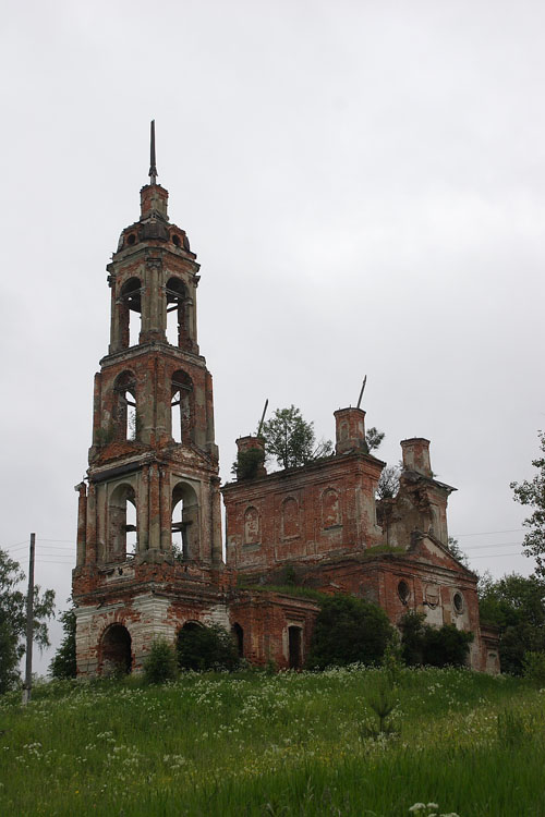 Верзино. Церковь Успения Пресвятой Богородицы. фасады