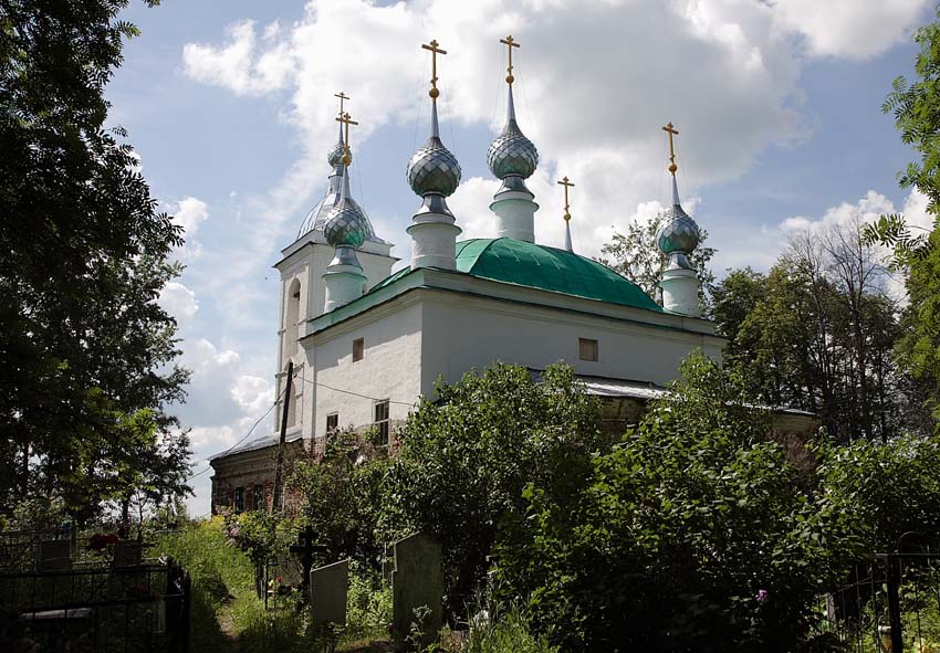 Церковь Спаса Нерукотворного Образа, Николо-Заболотье (Тутаевский район, Ярославская область). фасады