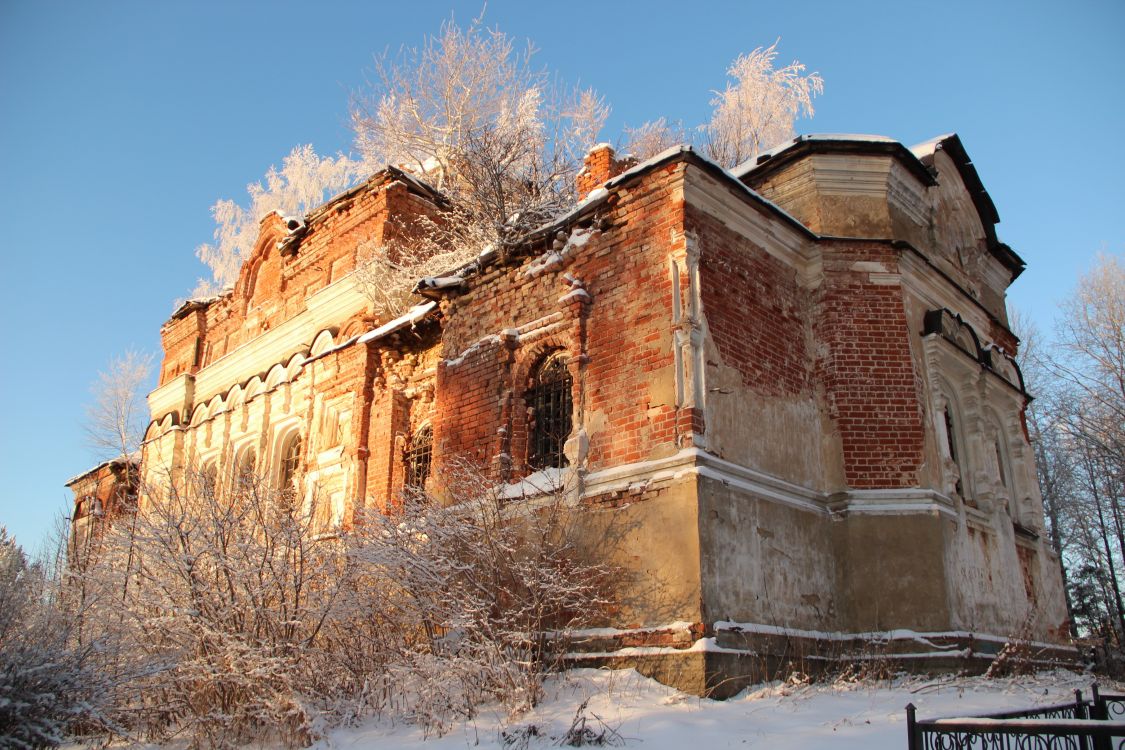 Церковь Казанской иконы Божией Матери, Бакунино (Большесельский район, Ярославская область). фасады