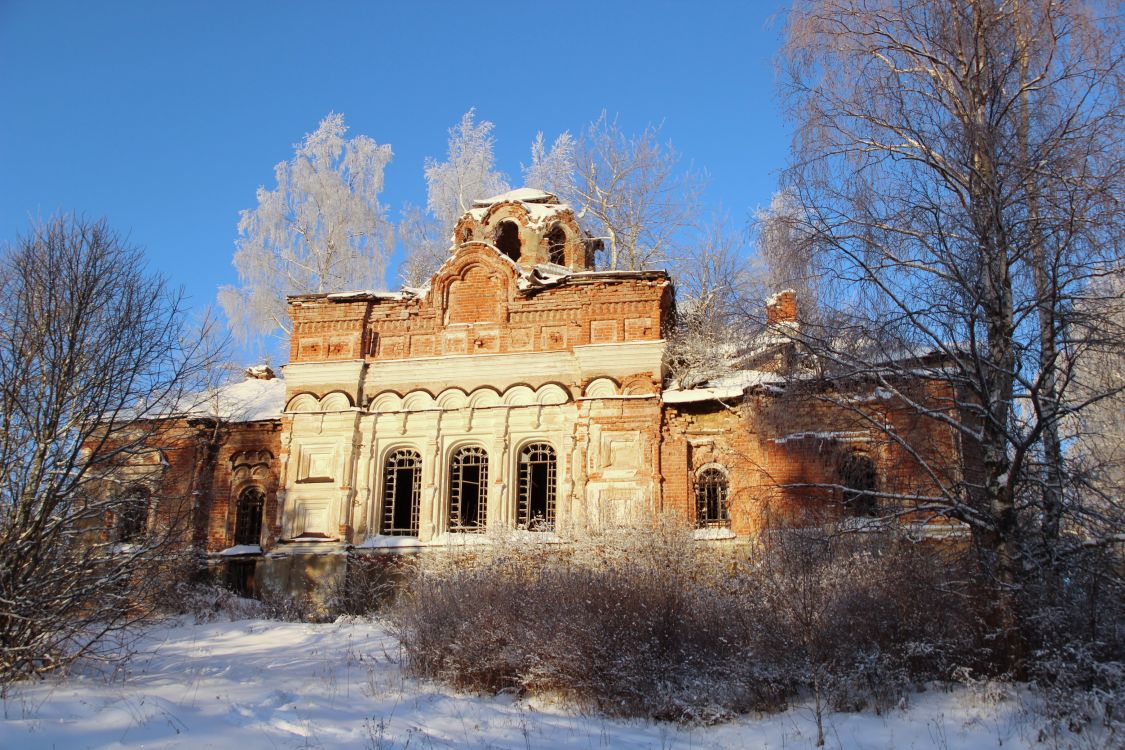 Церковь Казанской иконы Божией Матери, Бакунино (Большесельский район, Ярославская область). фасады