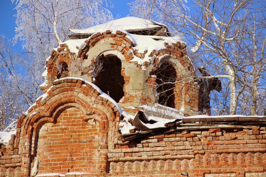 Церковь Казанской иконы Божией Матери, Бакунино (Большесельский район, Ярославская область). архитектурные детали