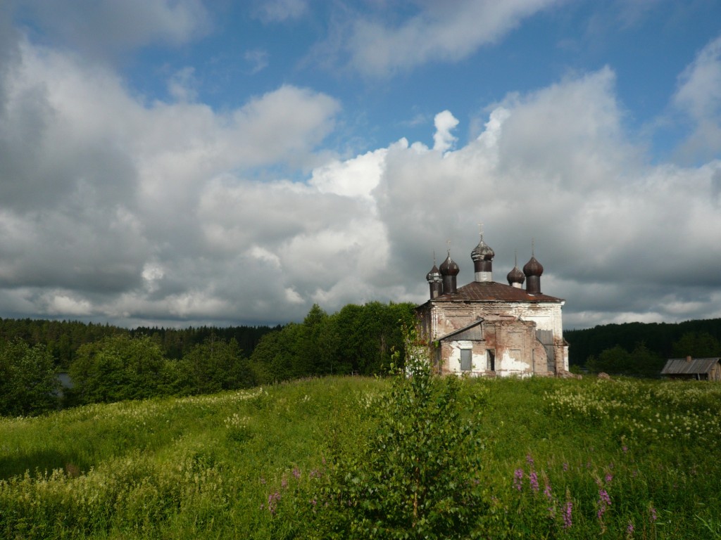 Макариева Хергозерская пустынь, Макарий, урочище (Каргопольский район, Архангельская область). общий вид в ландшафте