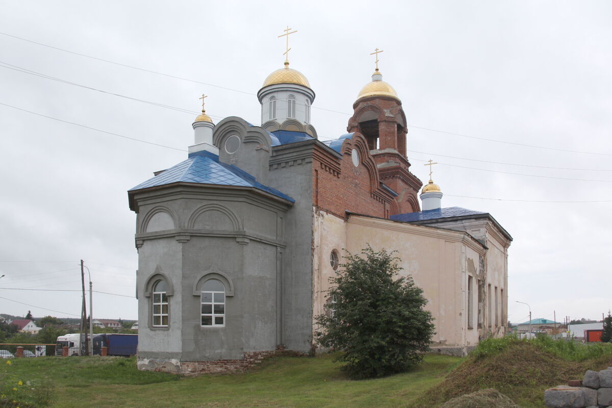 Церковь Покрова Пресвятой Богородицы, Покровское (Каменский район (Каменский ГО), Свердловская область). фасады, Вид с северо-востока