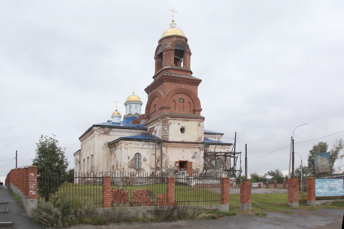 Церковь Покрова Пресвятой Богородицы, Покровское (Каменский район (Каменский ГО), Свердловская область). фасады, Вид с северо-запада