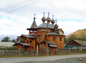 Усть-Кокса. Церковь Покрова Пресвятой Богородицы