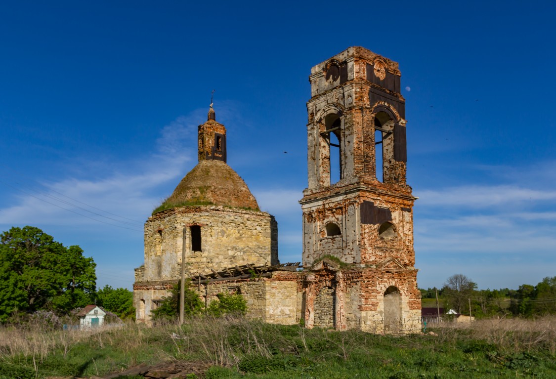 Церковь Троицы Живоначальной, Тормасово (Ефремов, город, Тульская область). фасады, Вид с северо-запада