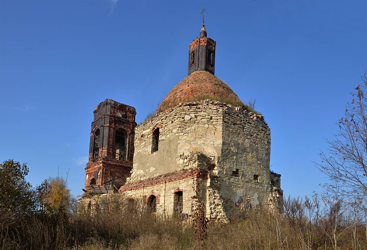 фасады. Церковь Троицы Живоначальной, Тормасово (Ефремовский район, Тульская область)