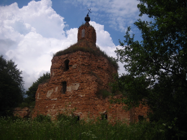 Меренищи, урочище. Церковь иконы Божией Матери 