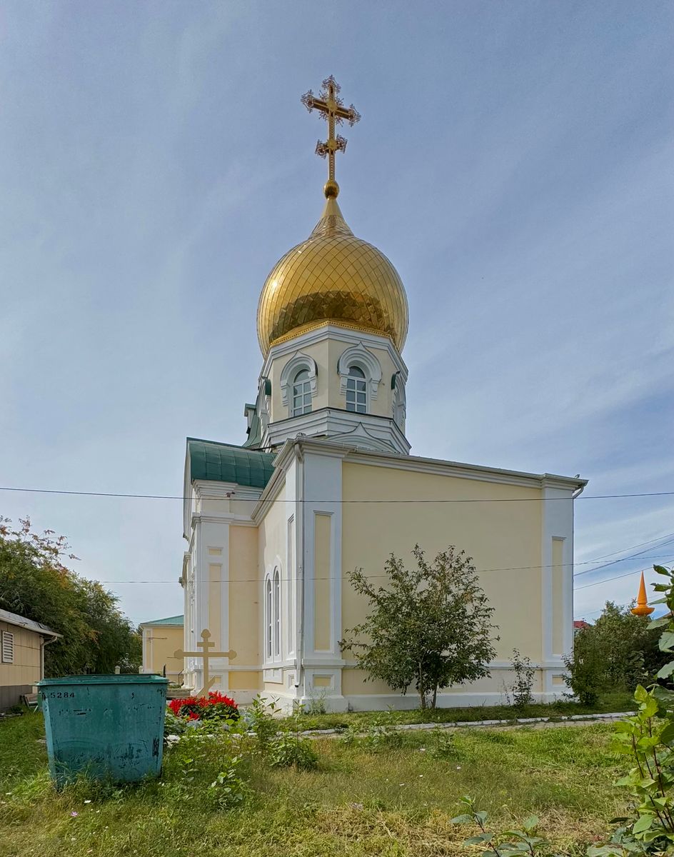 Вид с востока, фасады. Церковь Николая Чудотворца, Агинское (Агинский район и п. Агинское, Забайкальский край)