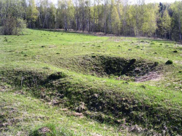 Церковь Успения Пресвятой Богородицы, Сетунь, урочище (Малоярославецкий район, Калужская область). дополнительная информация, здесь был алтарь
