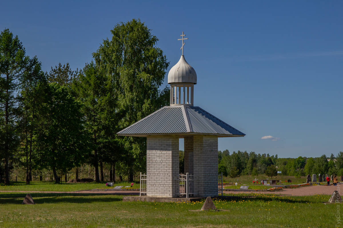 Часовня Георгия Победоносца, Кировск (Кировский район, Ленинградская область). фасады, Вид с северо-востока