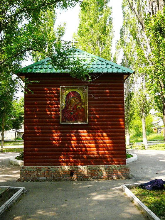 Церковь Казанской иконы Божией Матери, Вольск (Вольский район, Саратовская область). общий вид в ландшафте