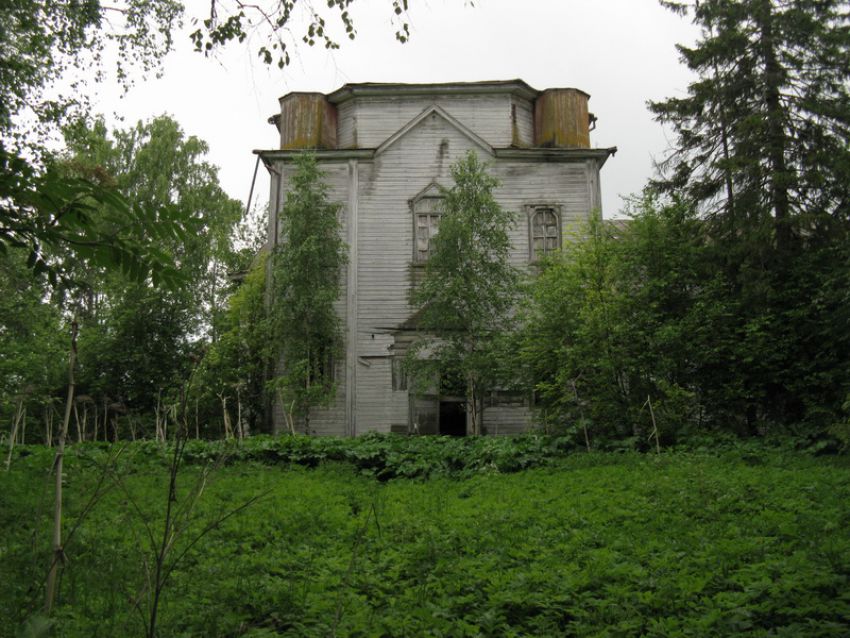 Церковь Николая Чудотворца, Жуковская (Ловзанга) (Каргопольский район, Архангельская область). фасады