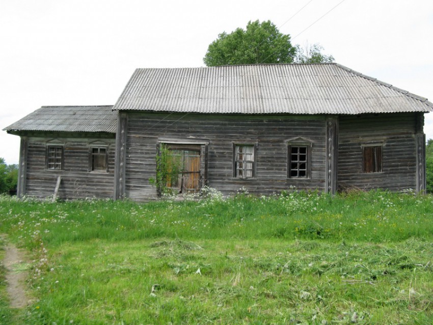 Осташевская. Церковь Благовещения Пресвятой Богородицы. общий вид в ландшафте