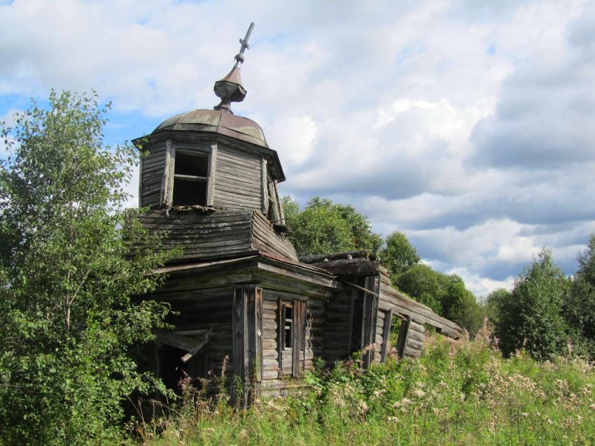 Часовня Иоанна Богослова, Киняково (Каргопольский район, Архангельская область). фасады, вид с запада