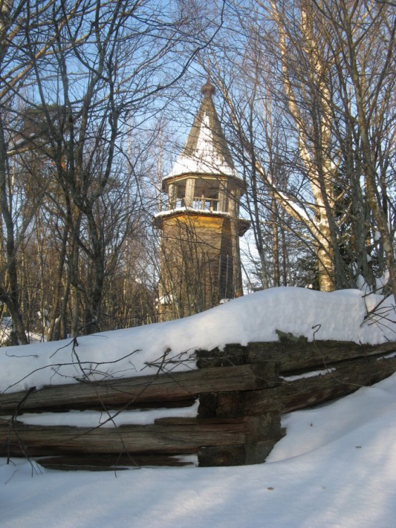 Церковь Илии Пророка, Лукостровская, урочище (Пудожский район, Республика Карелия). общий вид в ландшафте