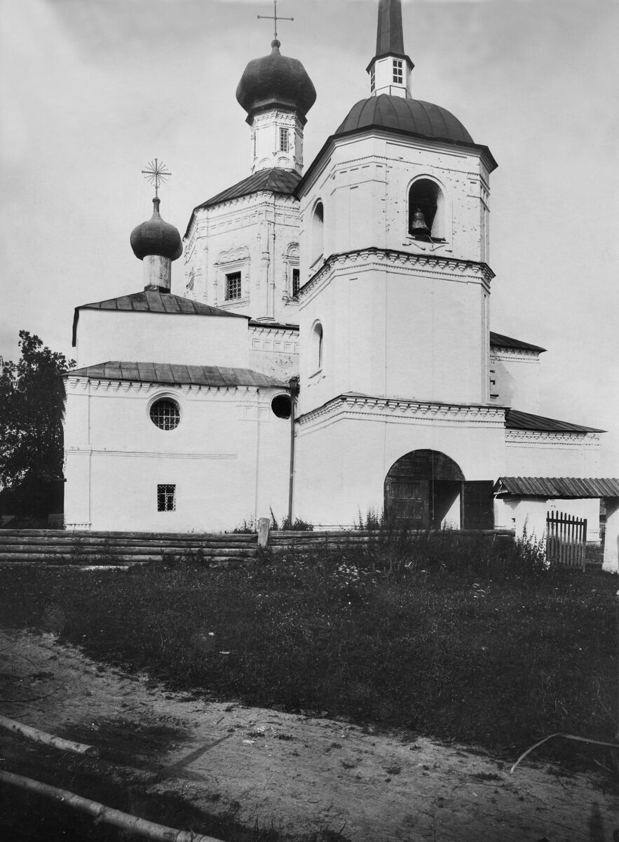 Церковь Троицы Живоначальной, Троицкое (Западнодвинский район, Тверская область). архивная фотография, Фото Н.Д. Бартрама из собрания МУАР, 1912