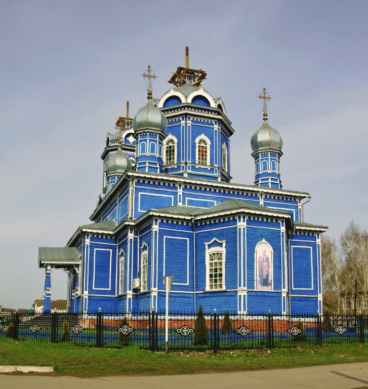 Церковь Николая Чудотворца, Оськино (Инзенский район, Ульяновская область). фасады