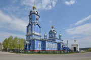 Церковь Николая Чудотворца, Вид с юго-запада<br>, Оськино, Инзенский район, Ульяновская область