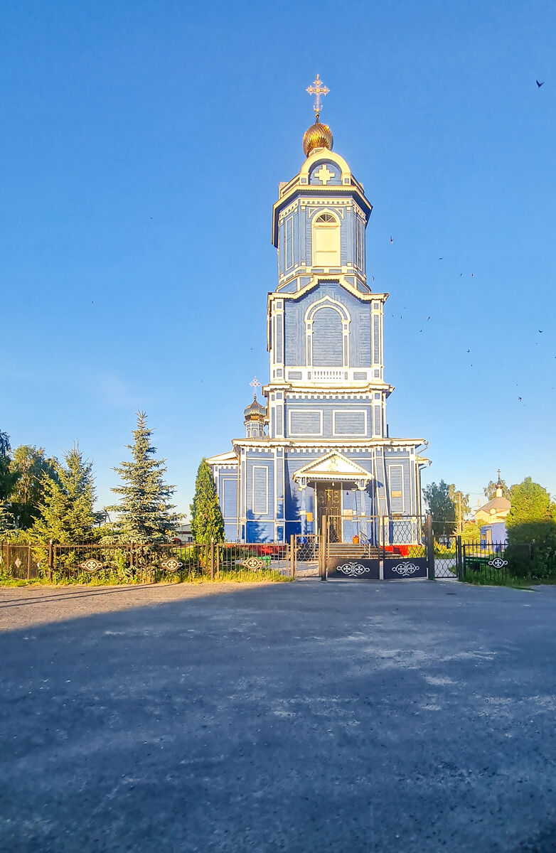 Церковь Николая Чудотворца, Оськино (Инзенский район, Ульяновская область). фасады