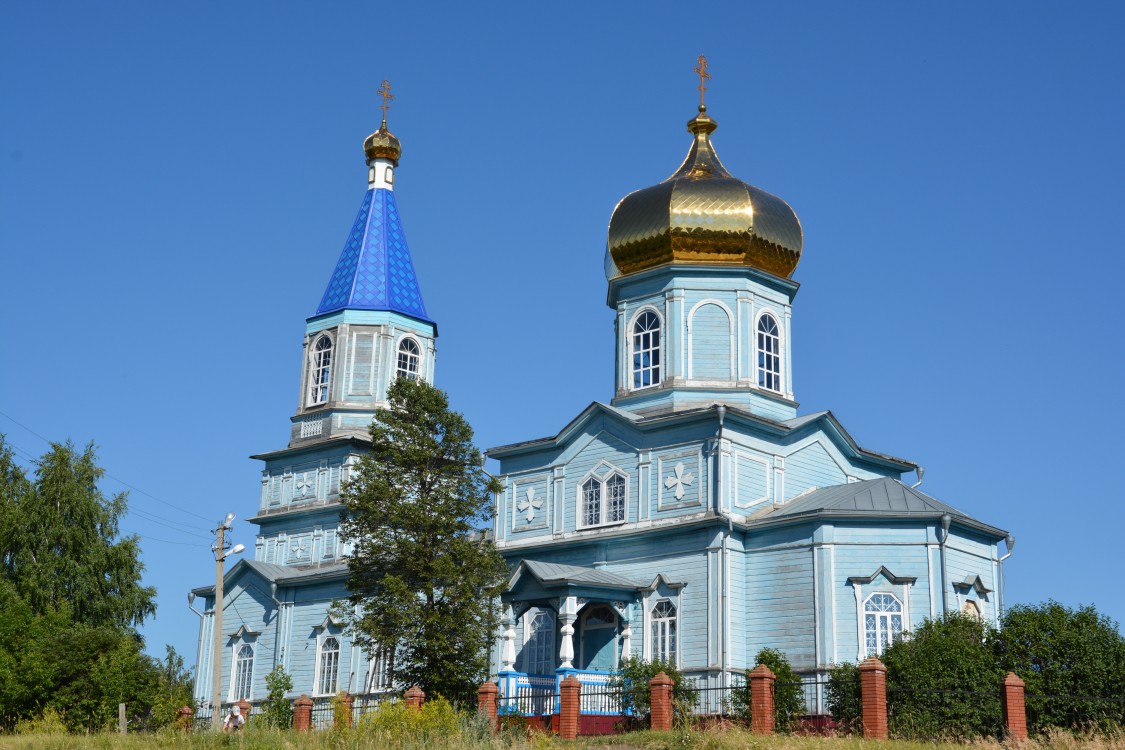 Церковь Казанской иконы Божией Матери, Кивать (Кузоватовский район, Ульяновская область). фасады