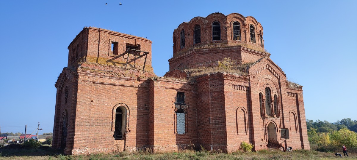 Красная Река. Церковь Покрова Пресвятой Богородицы. фасады