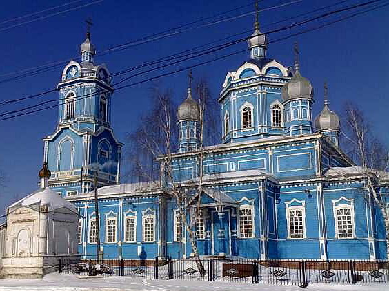 Церковь Николая Чудотворца, Оськино (Инзенский район, Ульяновская область). фасады