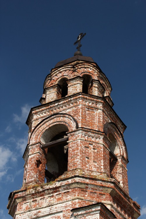 Церковь Казанской иконы Божией Матери, Дмитриево-Помряскино (Старомайнский район, Ульяновская область). архитектурные детали, Ярус звона колокольни