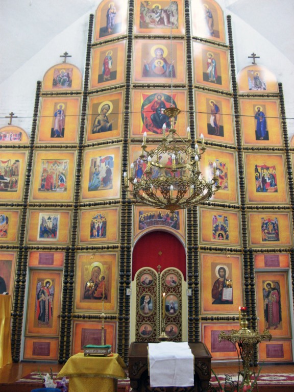 Аламасово. Церковь Троицы Живоначальной. интерьер и убранство, Фрагмент главного иконостаса