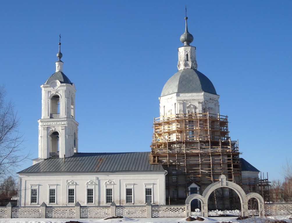 Церковь Покрова Пресвятой Богородицы, Нарышкино (Вознесенский район, Нижегородская область). документальные фотографии