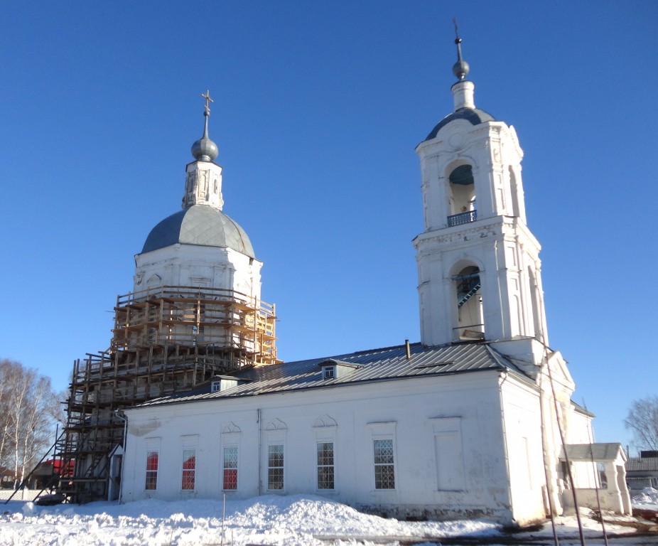 Церковь Покрова Пресвятой Богородицы, Нарышкино (Вознесенский район, Нижегородская область). документальные фотографии