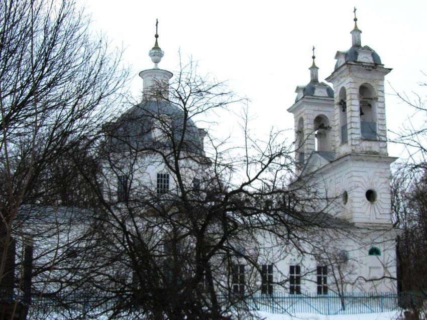 Бутаково. Церковь Казанской иконы Божией Матери. фасады, вид с северо-востока