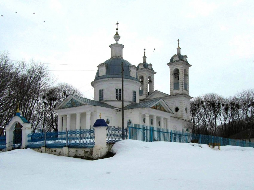 Бутаково. Церковь Казанской иконы Божией Матери. общий вид в ландшафте, вид с востока