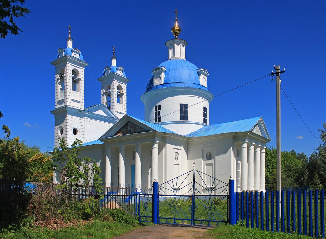 Церковь Казанской иконы Божией Матери, Бутаково (Вознесенский район, Нижегородская область). фасады, Вид с юго-востока