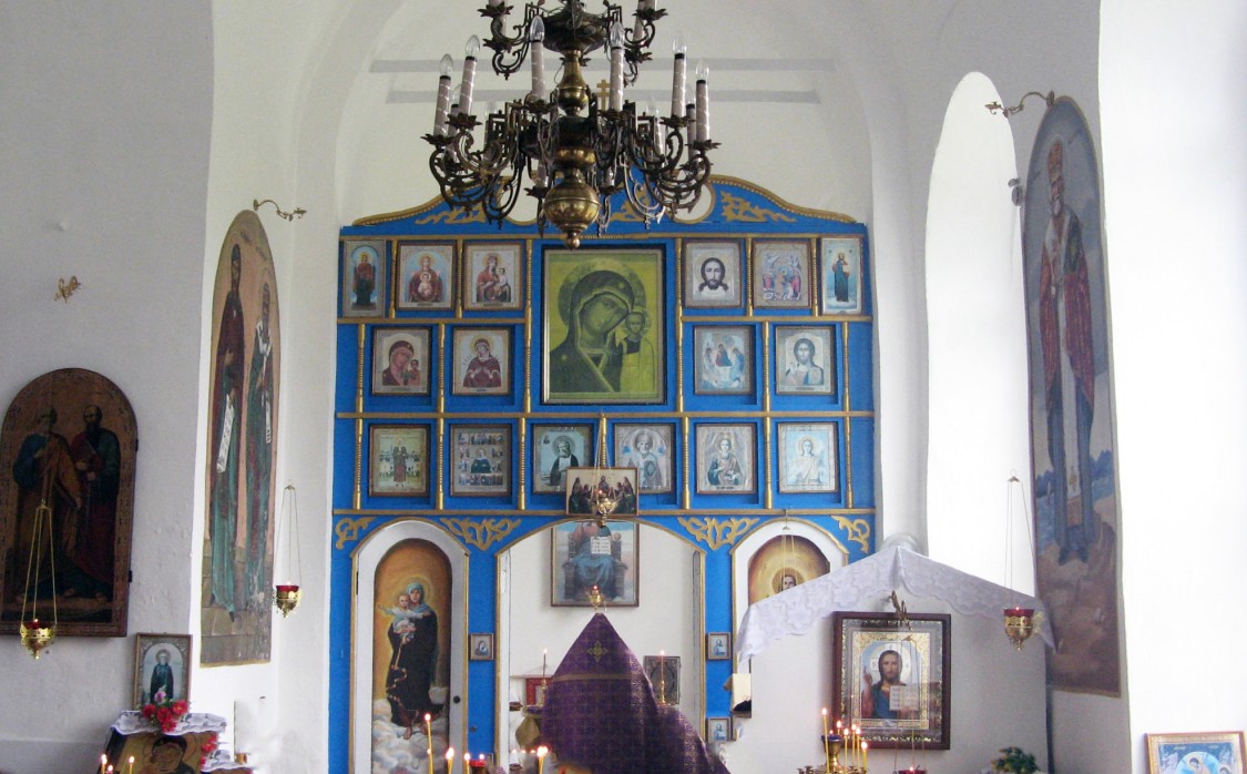 Церковь Владимирской иконы Божией Матери, Криуша (Вознесенский район, Нижегородская область). интерьер и убранство, Иконостас храма
