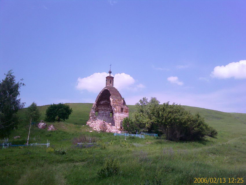 Церковь Михаила Архангела, Маслово (Ефремовский район, Тульская область). общий вид в ландшафте, Вид со стороны реки
