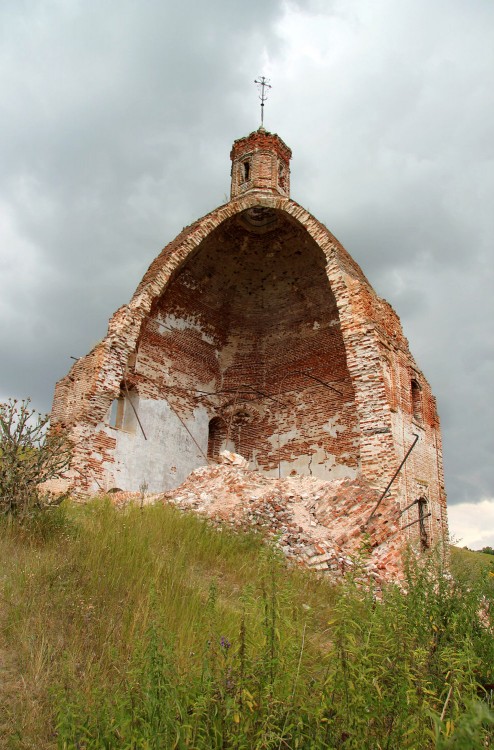 Церковь Михаила Архангела, Маслово (Ефремовский район, Тульская область). фасады, вид с северо-запада