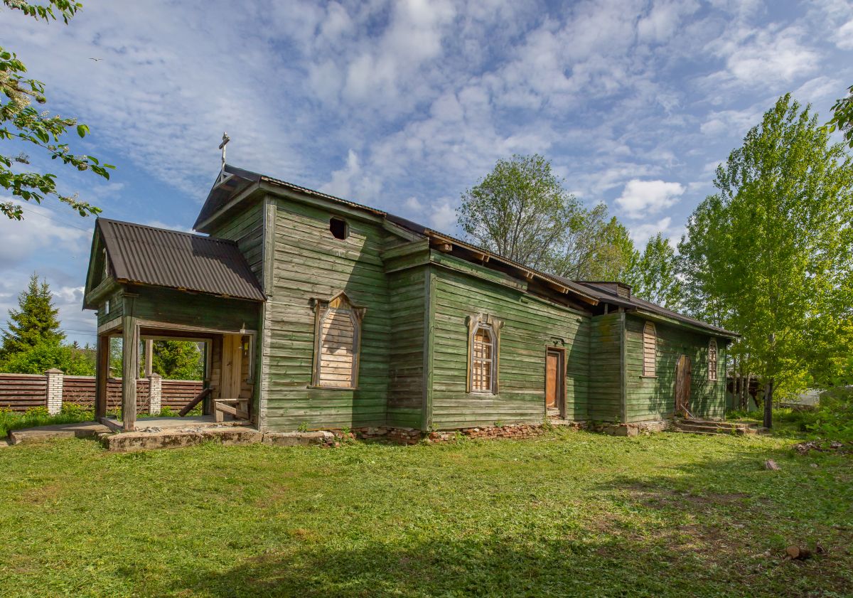 Церковь Петра и Павла, Вороново (Тюнев посад) (Волховский район, Ленинградская область). фасады, Вид с юго-запада