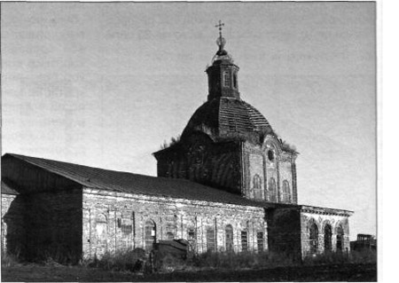 Церковь Рождества Христова, Рождественское (Богородский район, Кировская область). общий вид в ландшафте