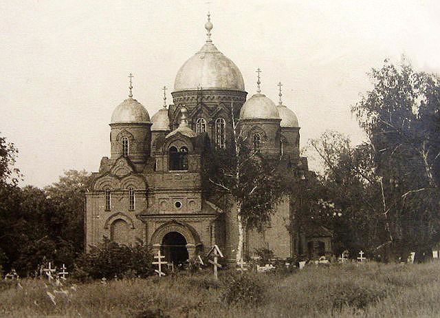 Кафедральный собор Успения Пресвятой Богородицы, Пенза (Пенза, город, Пензенская область). архивная фотография, Фото с сайта http://old-penza.livejournal.com/8549.html