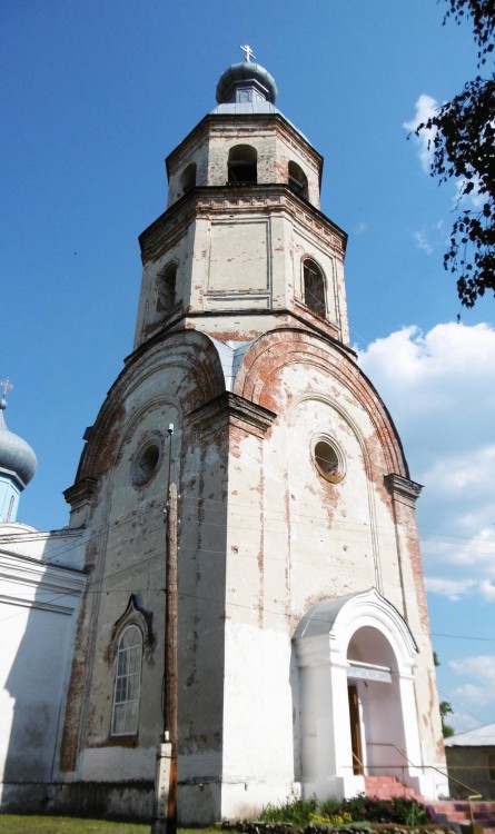 Церковь Боголюбской иконы Божией Матери, Маис (Никольский район, Пензенская область). архитектурные детали, Колокольня храма