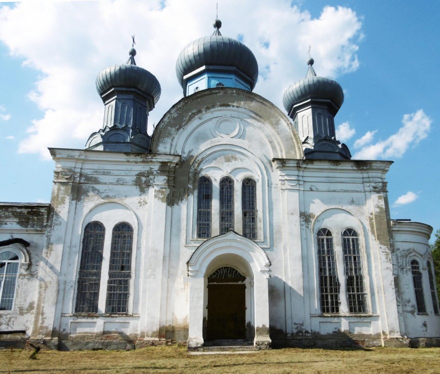 Церковь Боголюбской иконы Божией Матери, Маис (Никольский район, Пензенская область). архитектурные детали, Южный фасад основного объема храма