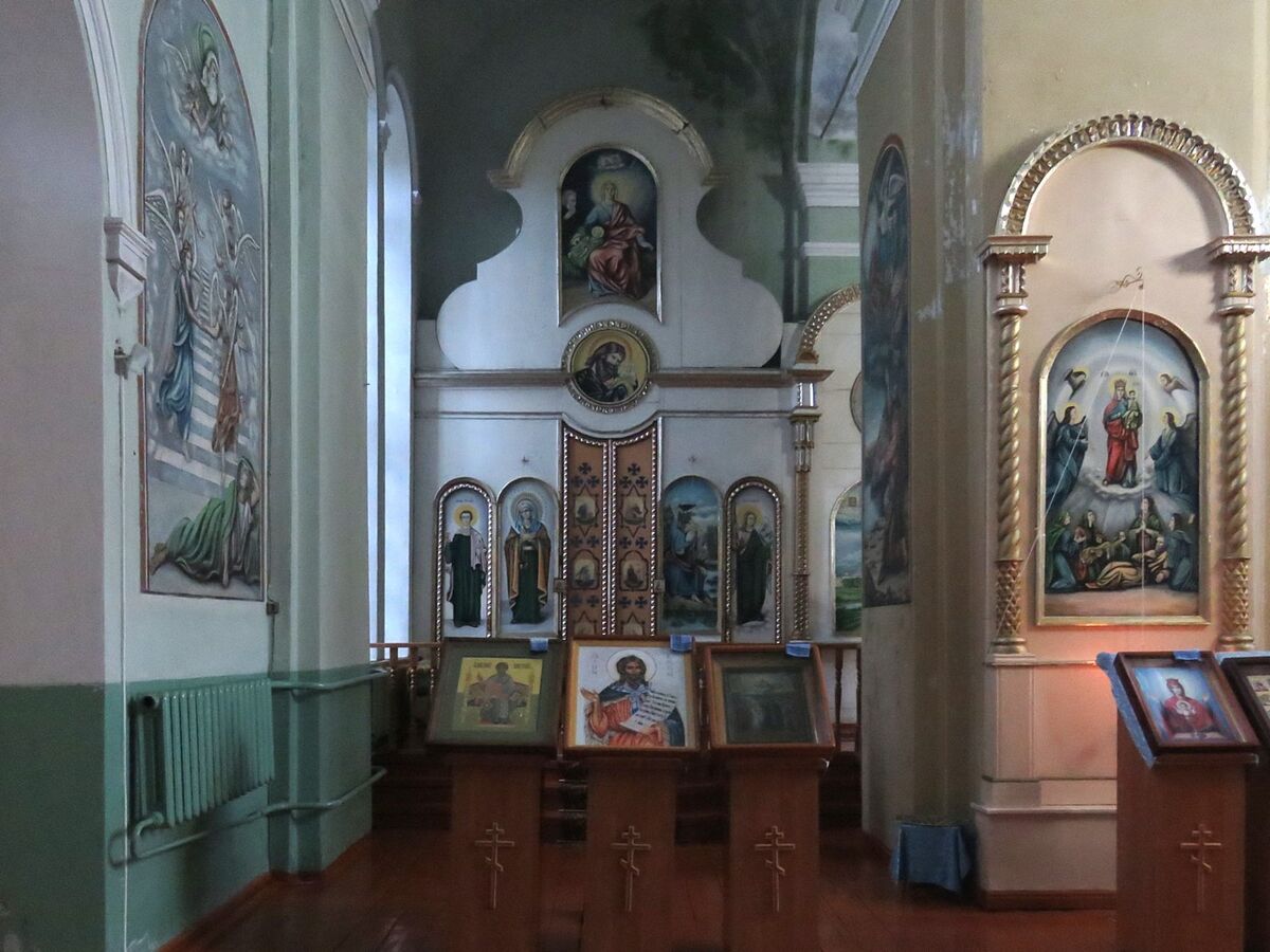 Церковь Боголюбской иконы Божией Матери, Маис (Никольский район, Пензенская область). интерьер и убранство, Придел Илии Пророка